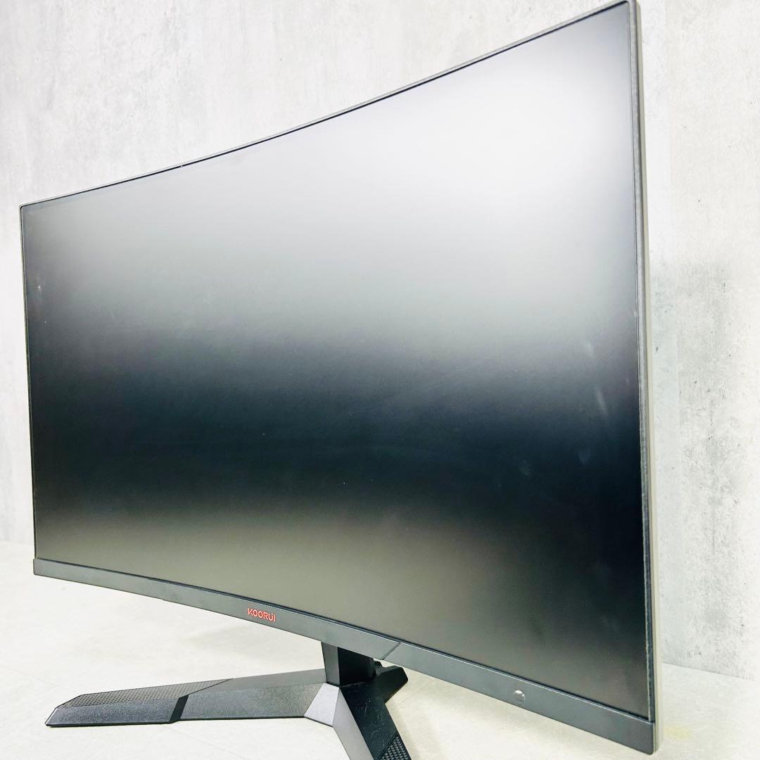 KOORUI 27E6QC 湾曲 ゲーミング モニター 27インチ