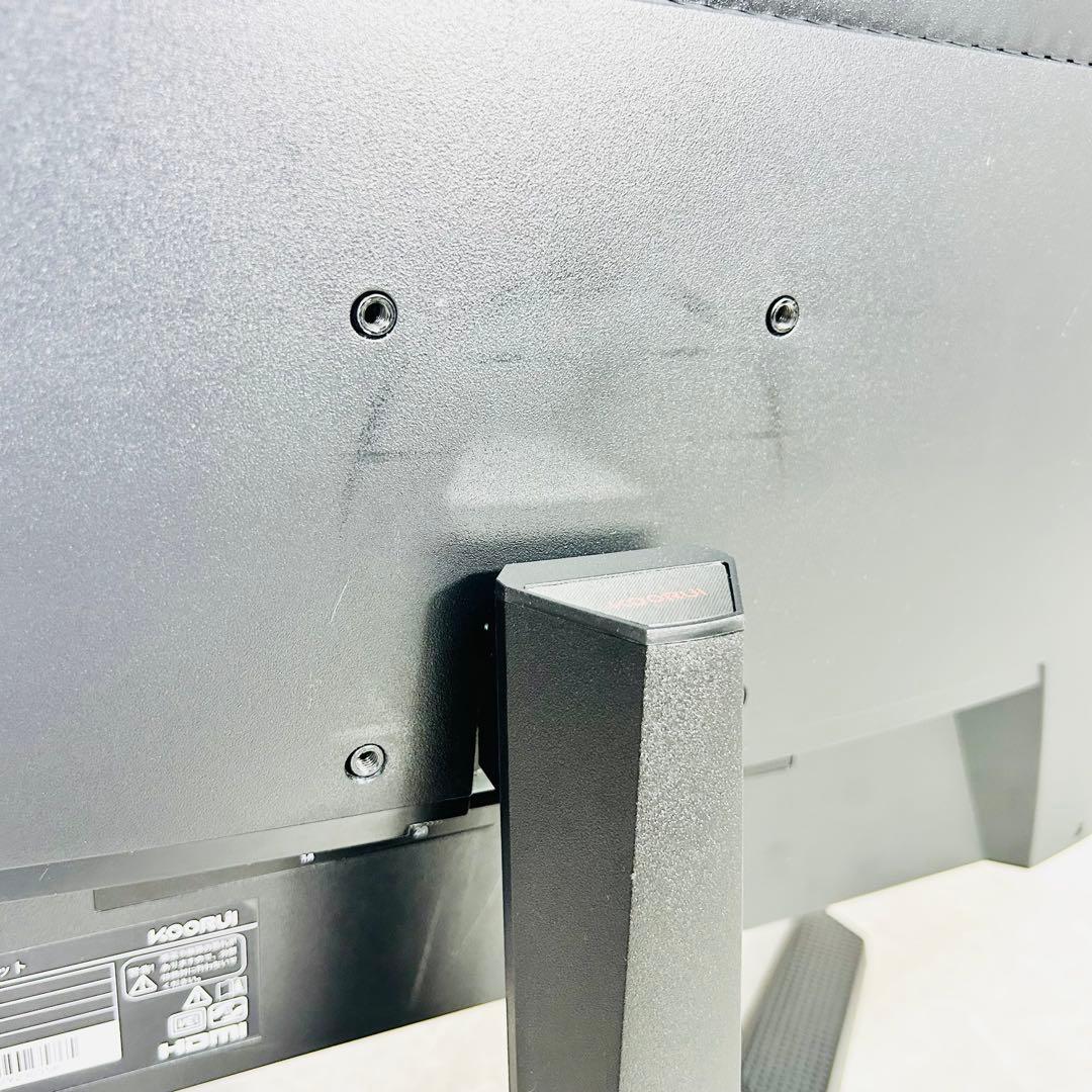 KOORUI 27E6QC 湾曲 ゲーミング モニター 27インチ