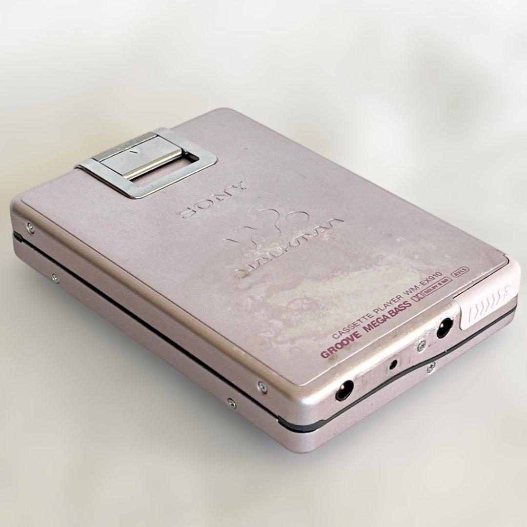 通電OK　SONY WM-EX910　ピンク　ウォークマン　ソニー　ジャンク