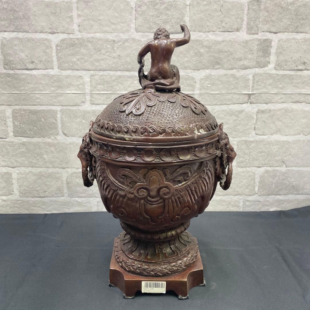 ※大幅値下げ メートランドスミス 小物入れ ブロンズ製 蓋付き