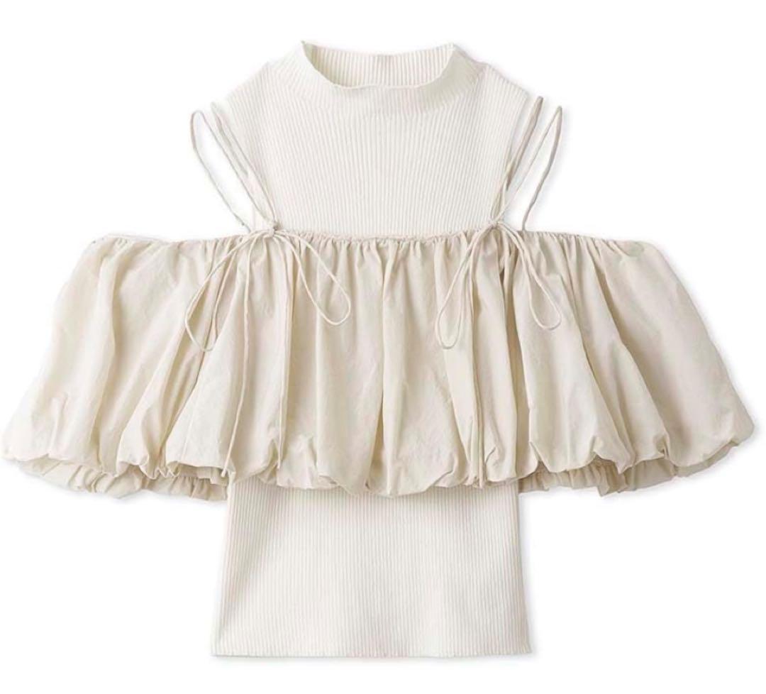 [スナイデル] バルーンキャミ×ノースリニットプルオーバー SWNT242041