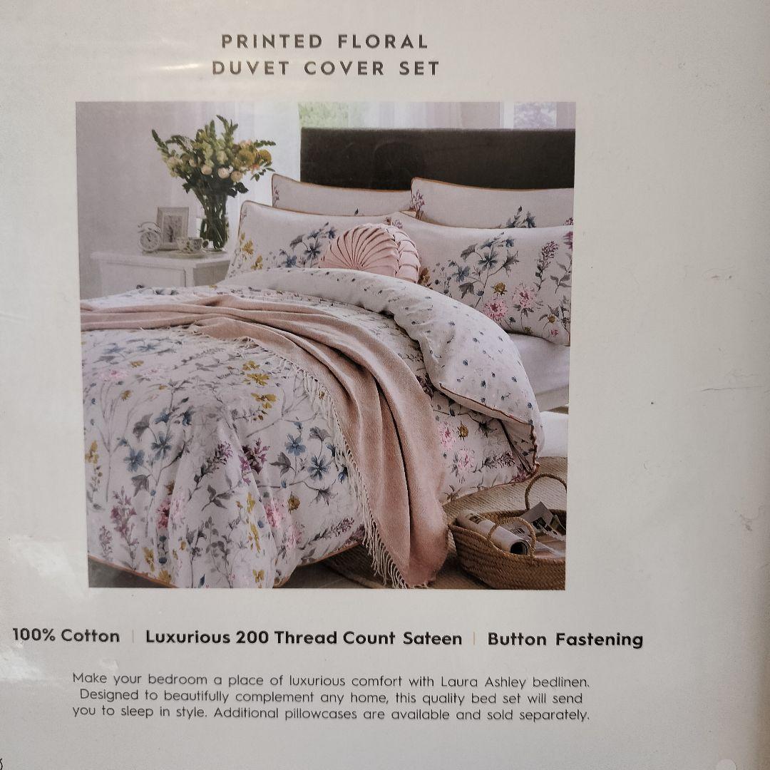 Sale ローラアシュレイ　かけ布団カバー＆枕カバー　セット