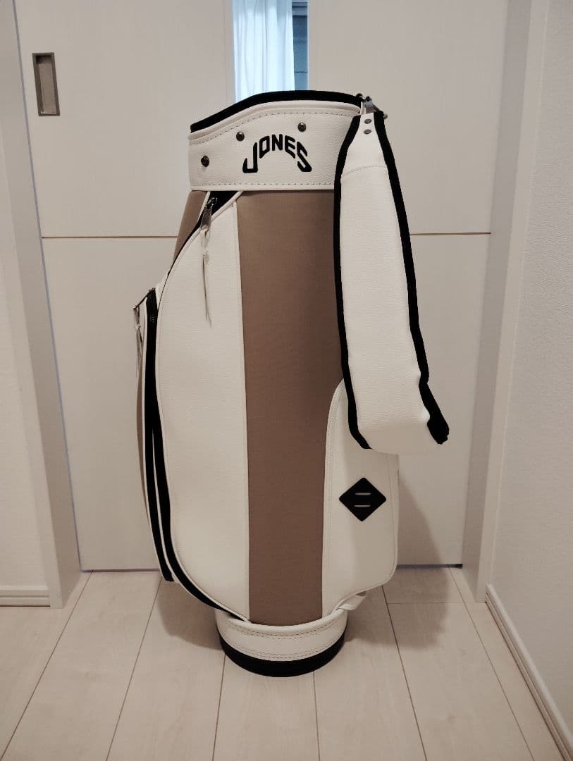 JONES ジョーンズ キャディバッグ ミルクティー
