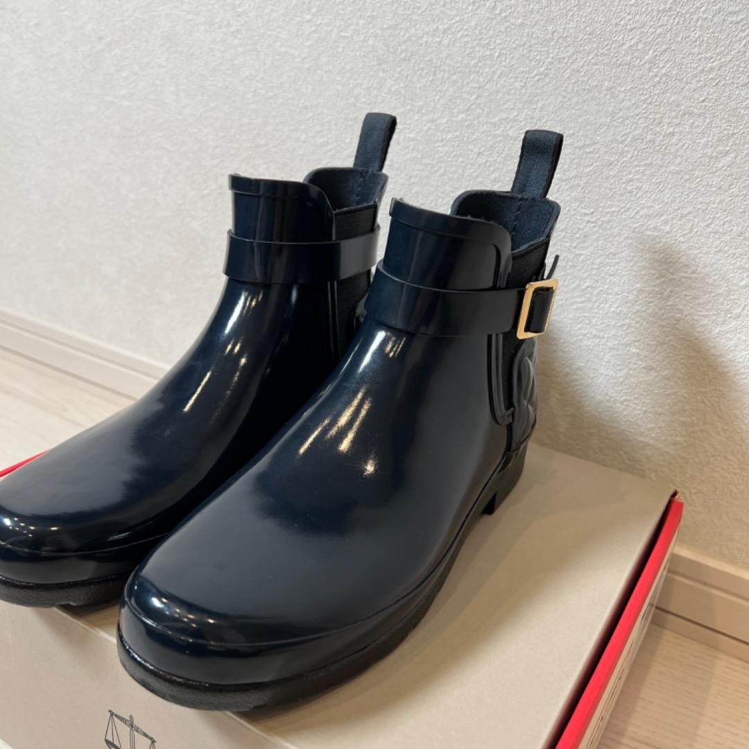 Hunter レインシューズ(ネイビー)