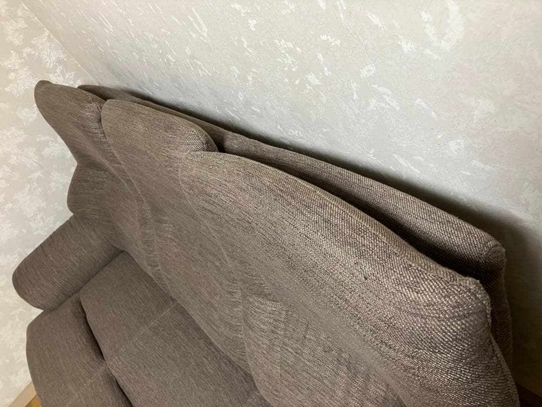 ニトリ ３人掛けファブリックソファ KOTEI3 DR-DMO 直接引取限定