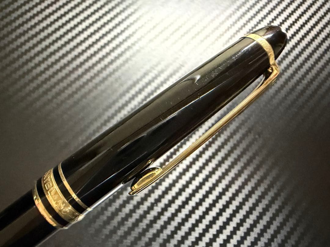 極美品 モンブラン マイスターシュテュック 144 ブラック 中白 EF 万年筆