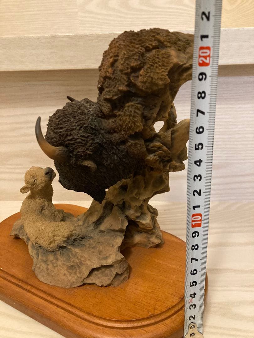 希少　Mill Creek Studio バッファロー　置物　245$