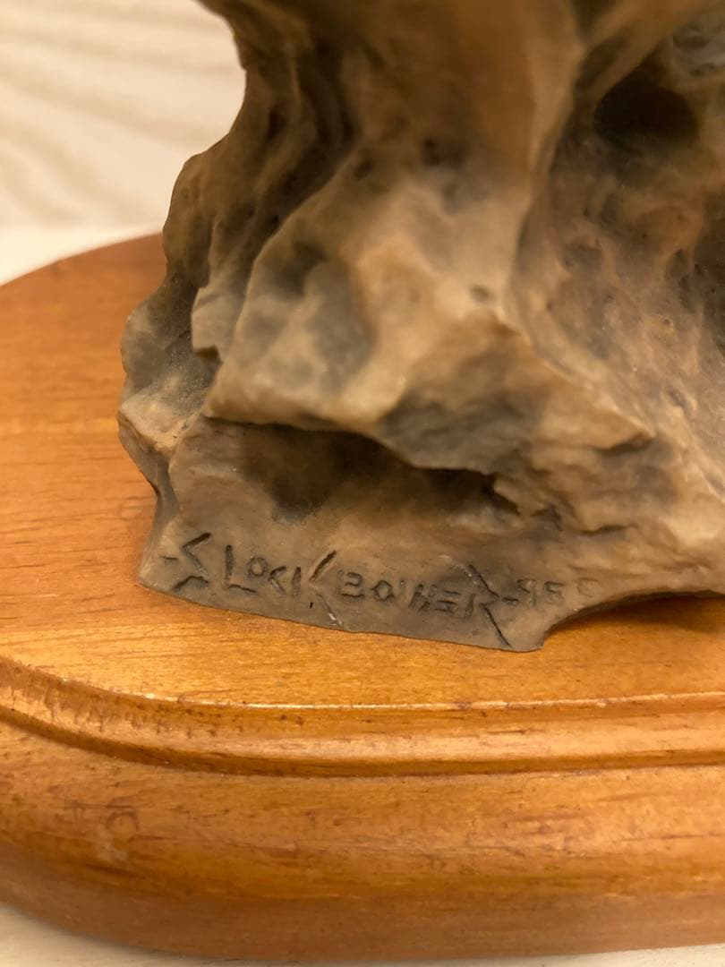 希少　Mill Creek Studio バッファロー　置物　245$