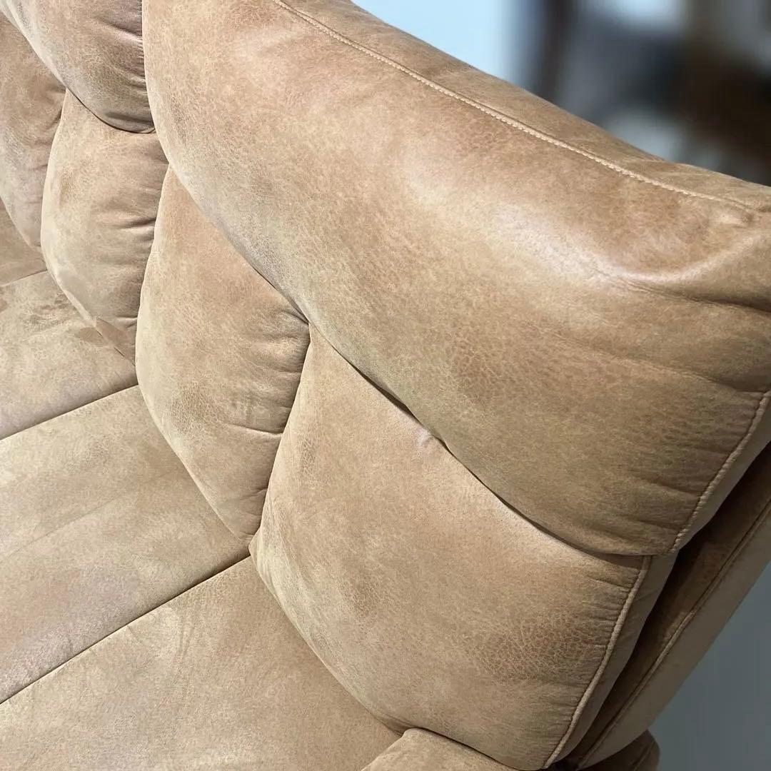 2人掛け電動リクライニングソファ