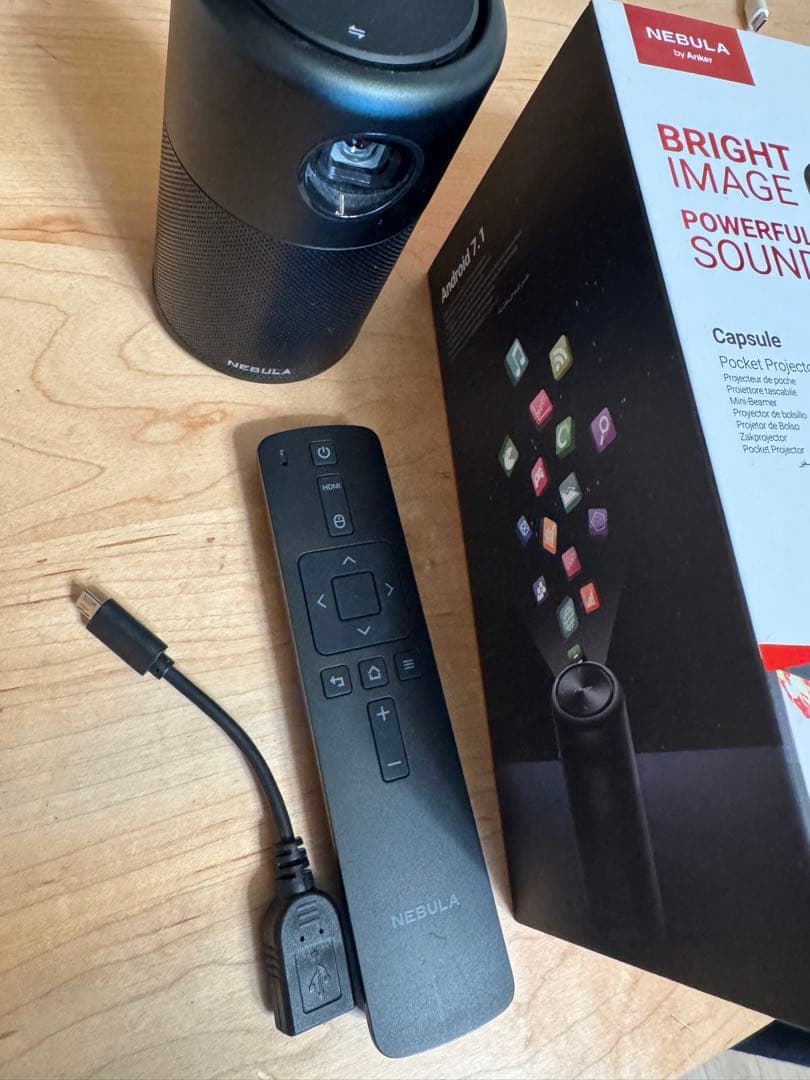 NEBULA Capsule ブラック プロジェクター 2022年5月購入品