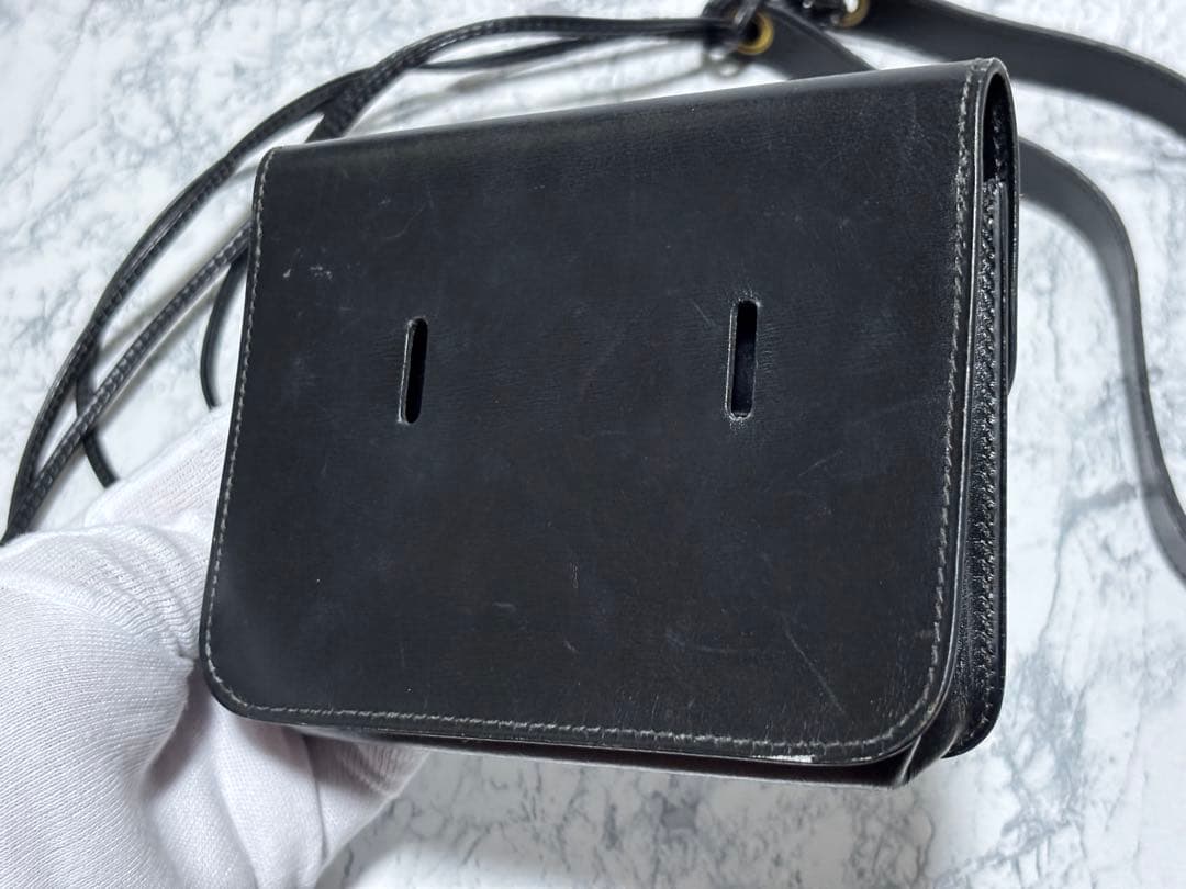 HERMES エルメス ボックスカーフ ポシェットグリーン ウエストポーチ