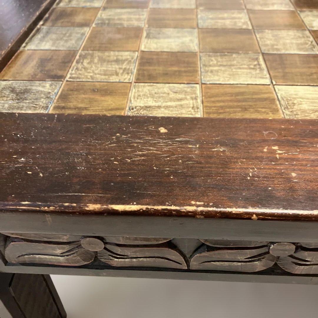 アジアン家具　チェス・ローテーブル