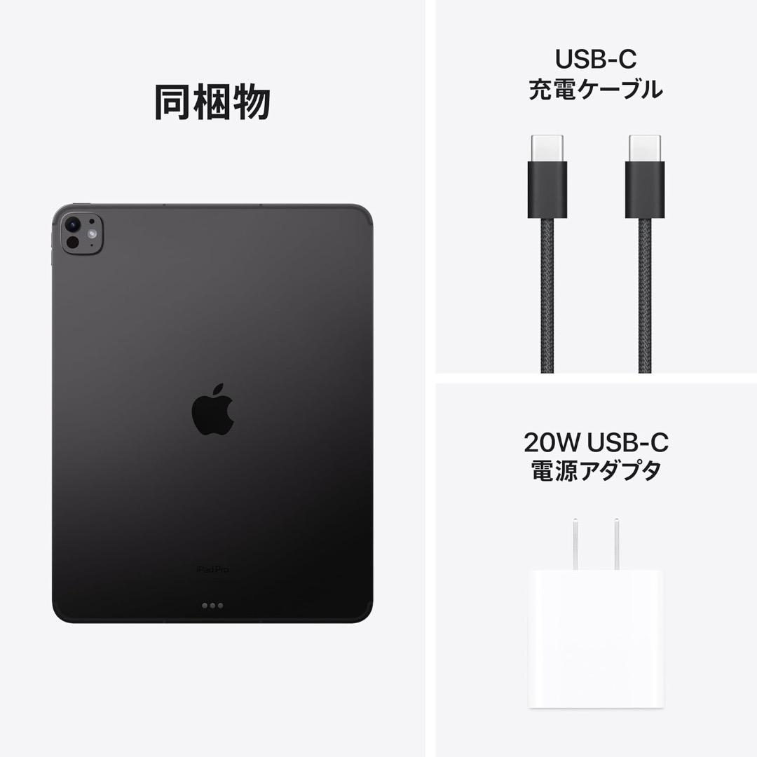 未開封iPad Pro M4 13インチ 256GB ブラック Wi-Fi