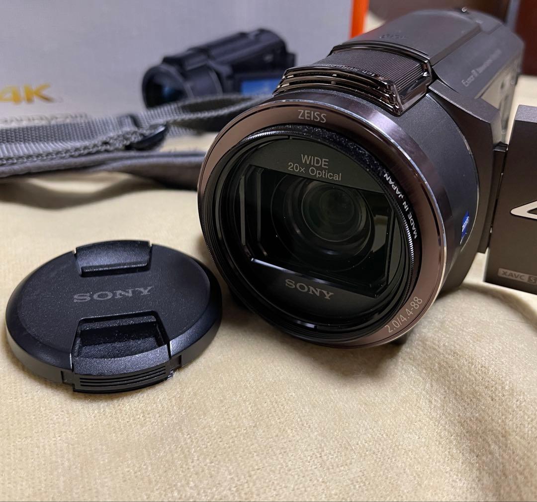 【完品の美品】SONY ハンディカム 4K ビデオカメラ FDR-AX45