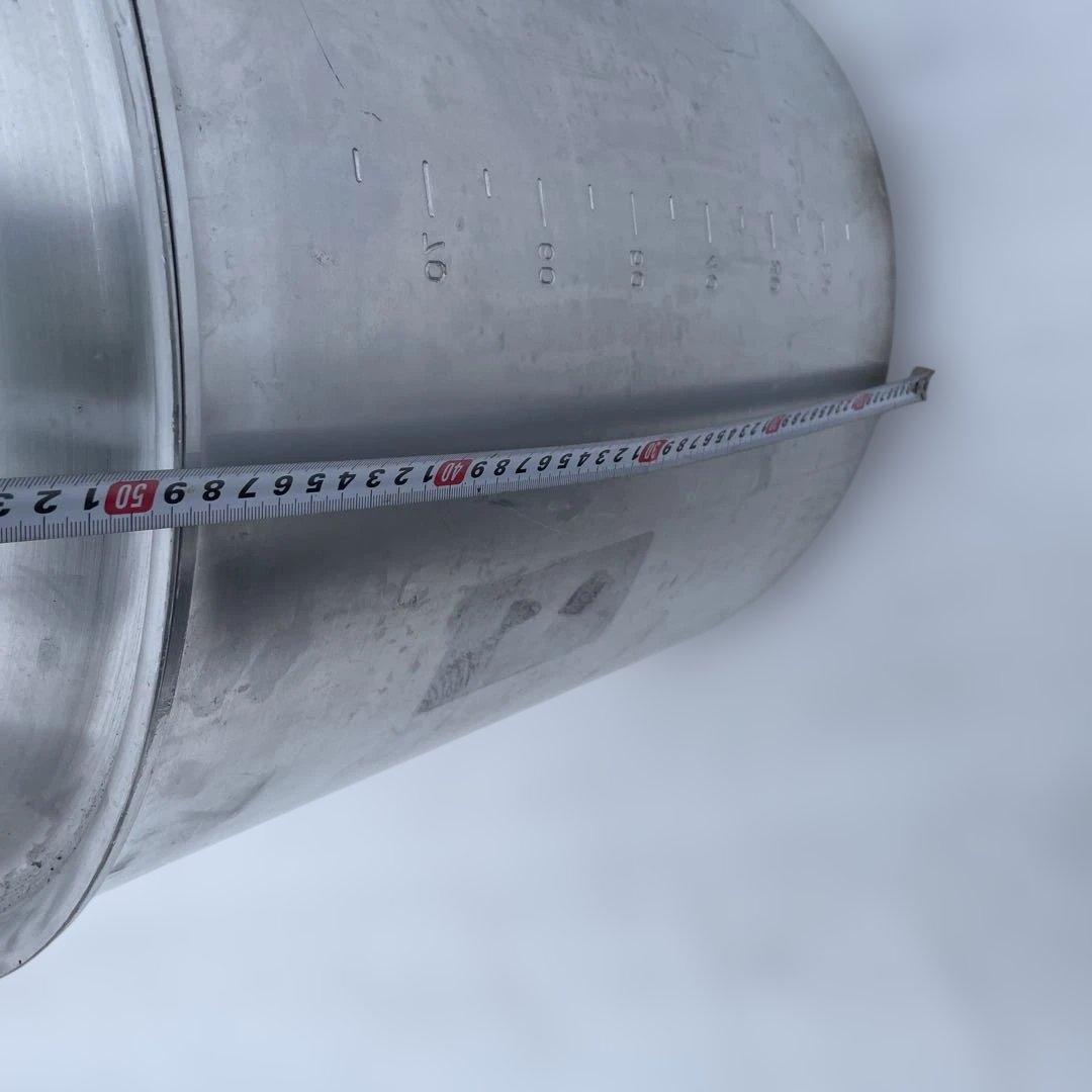 寸胴 鍋 48cm 85L ガス火専用 キングポット 中尾アルミ メジャー付