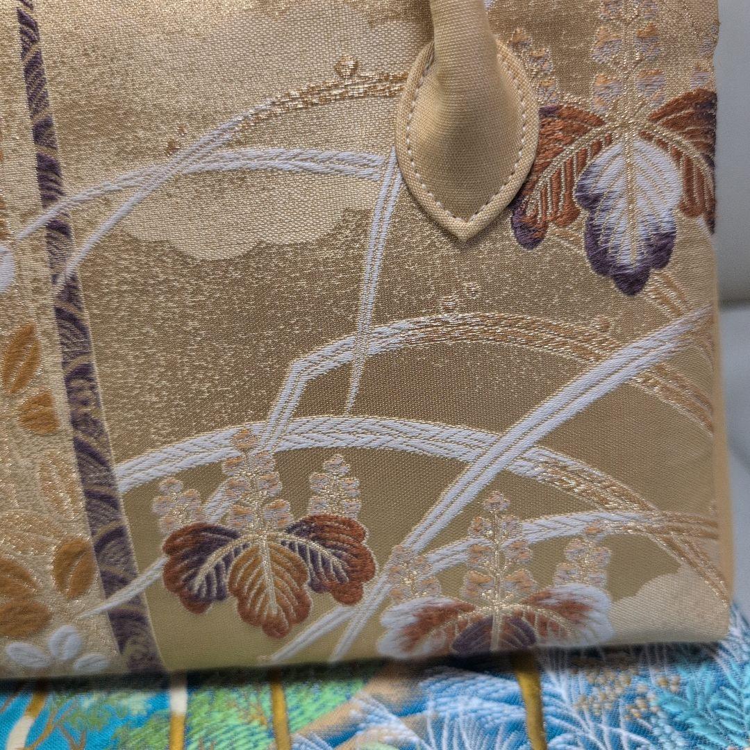 利休バック　和装バック　響創バック　正絹　超美品