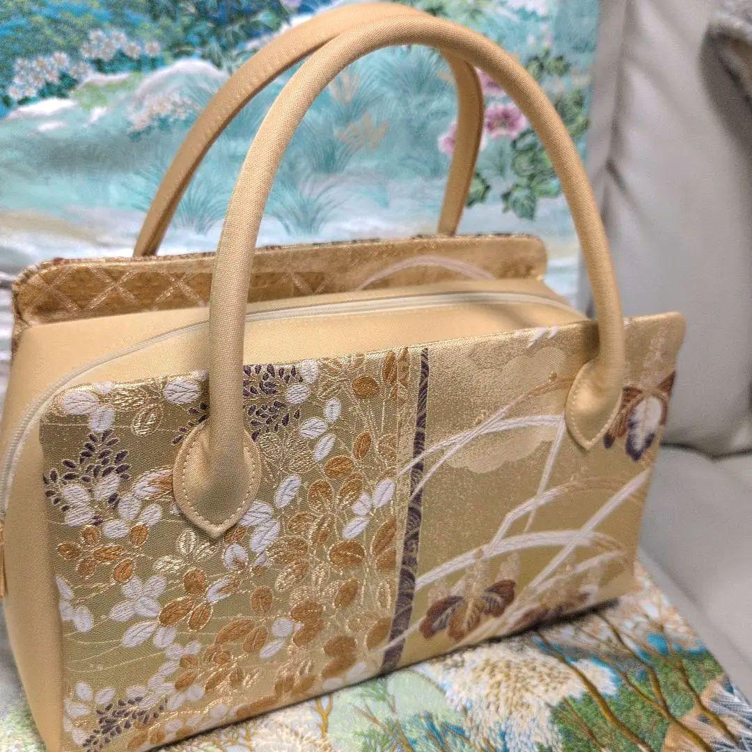 利休バック　和装バック　響創バック　正絹　超美品