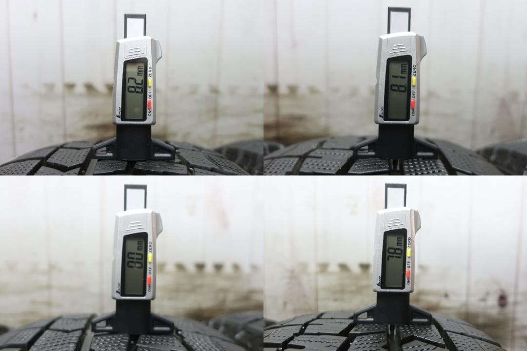 国産スタッドレス ダンロップ WM02 225/55R17 バリ溝 お洒落 冬用