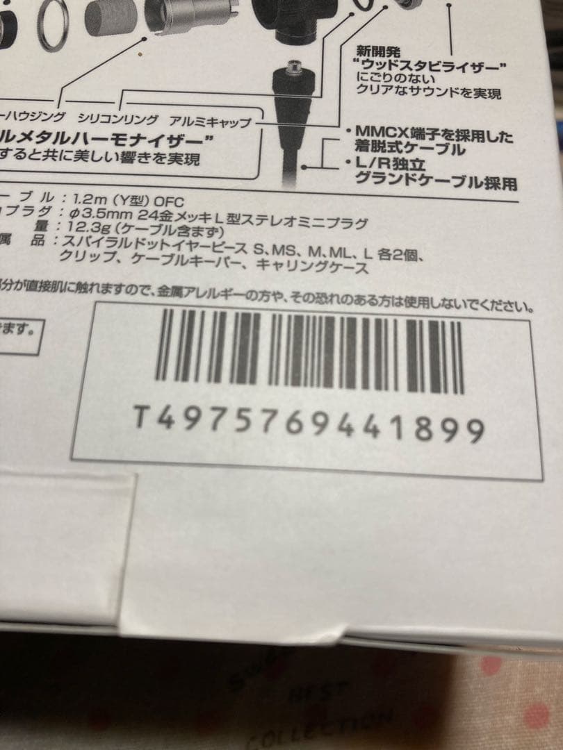 JVC HA-FW02 リケーブル可能イヤホン