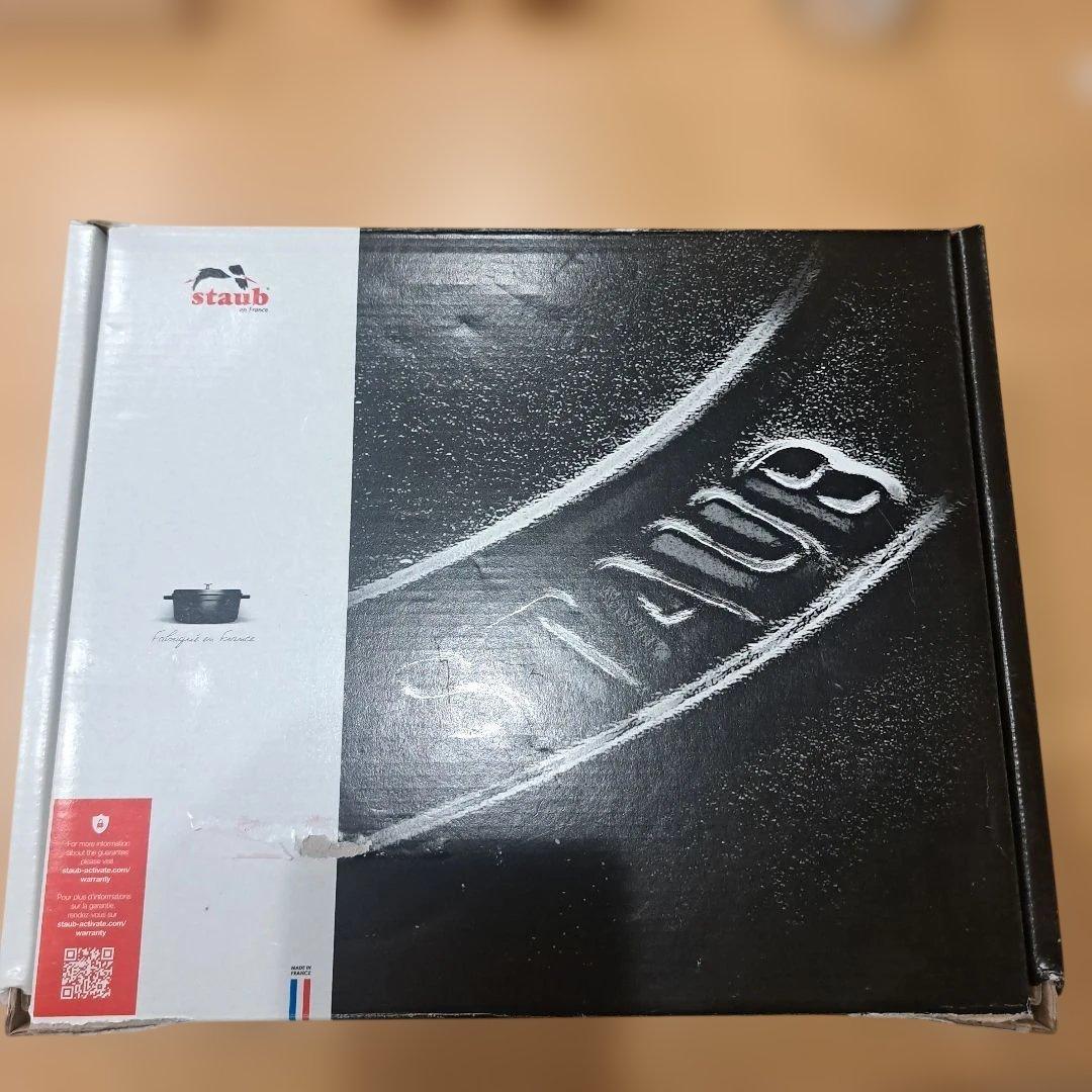 【staub : 新品・未使用】ピコ・ココット オポール 23cm チェリー