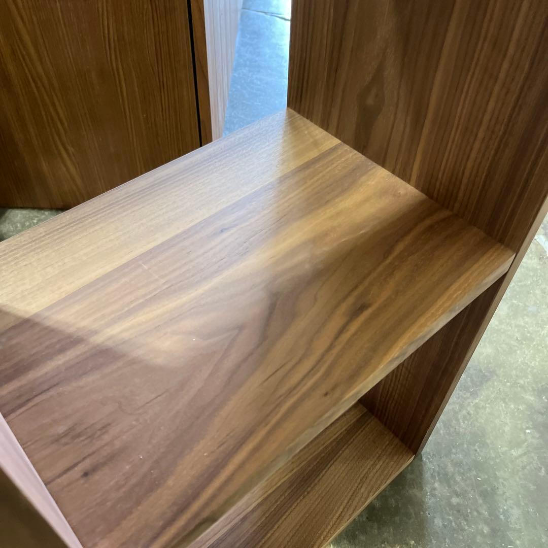 【無印良品】◆スタッキングシェルフ◇ウォールナット◆極美品◇