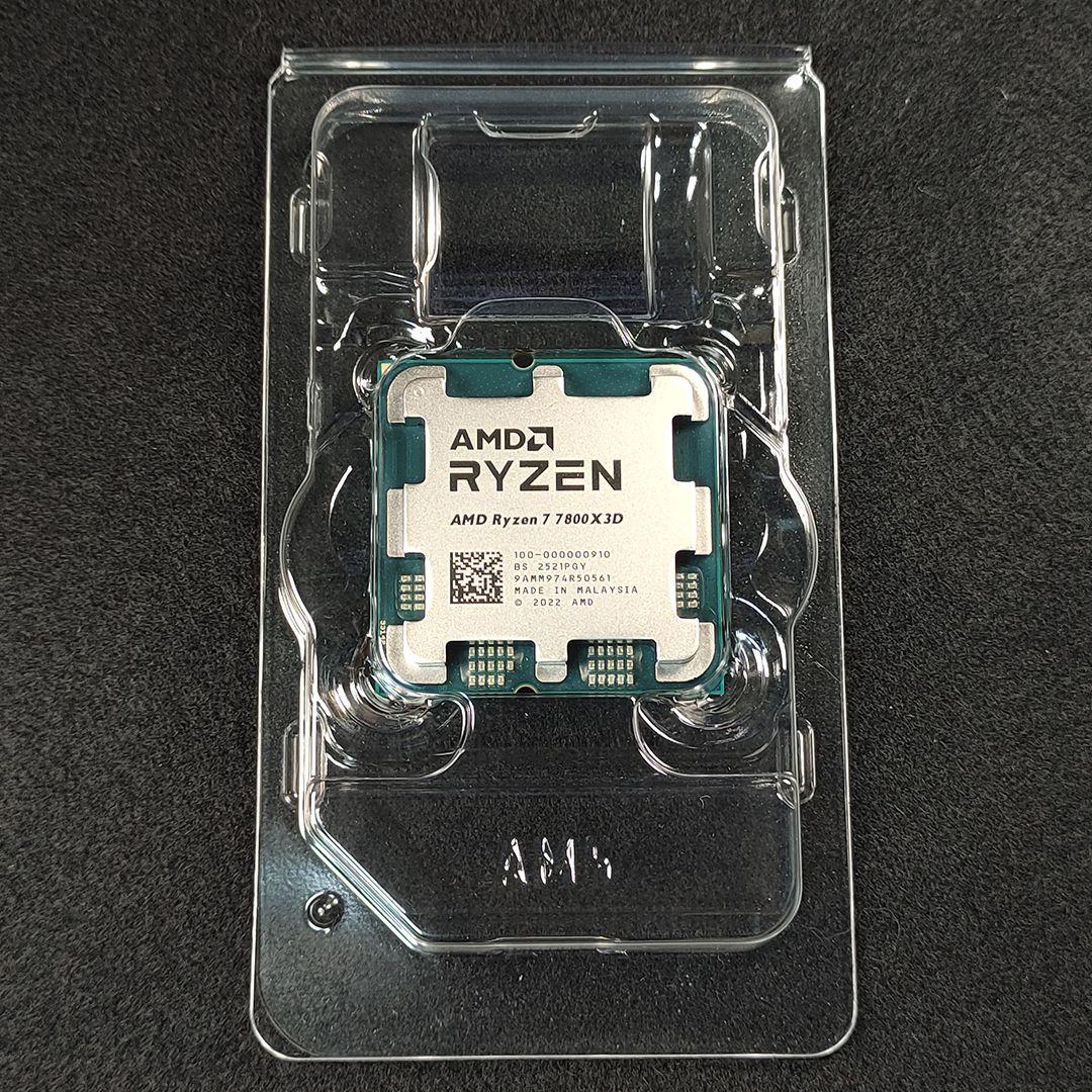 【新品未使用】AMD Ryzen 7 7800X3D CPUグリス付き 動作保証