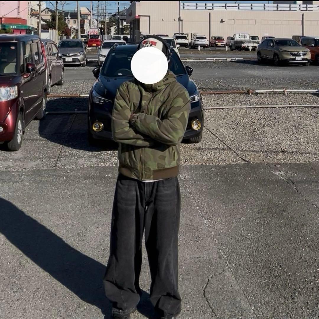 【00s Columbia】camo zip parker jacket