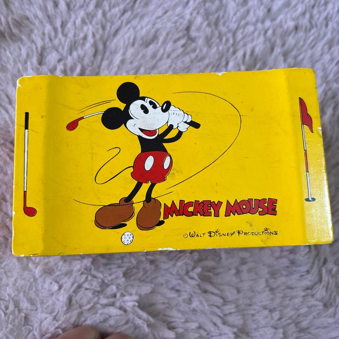 アンティークミッキーマウスオルゴールアクセサリー箱