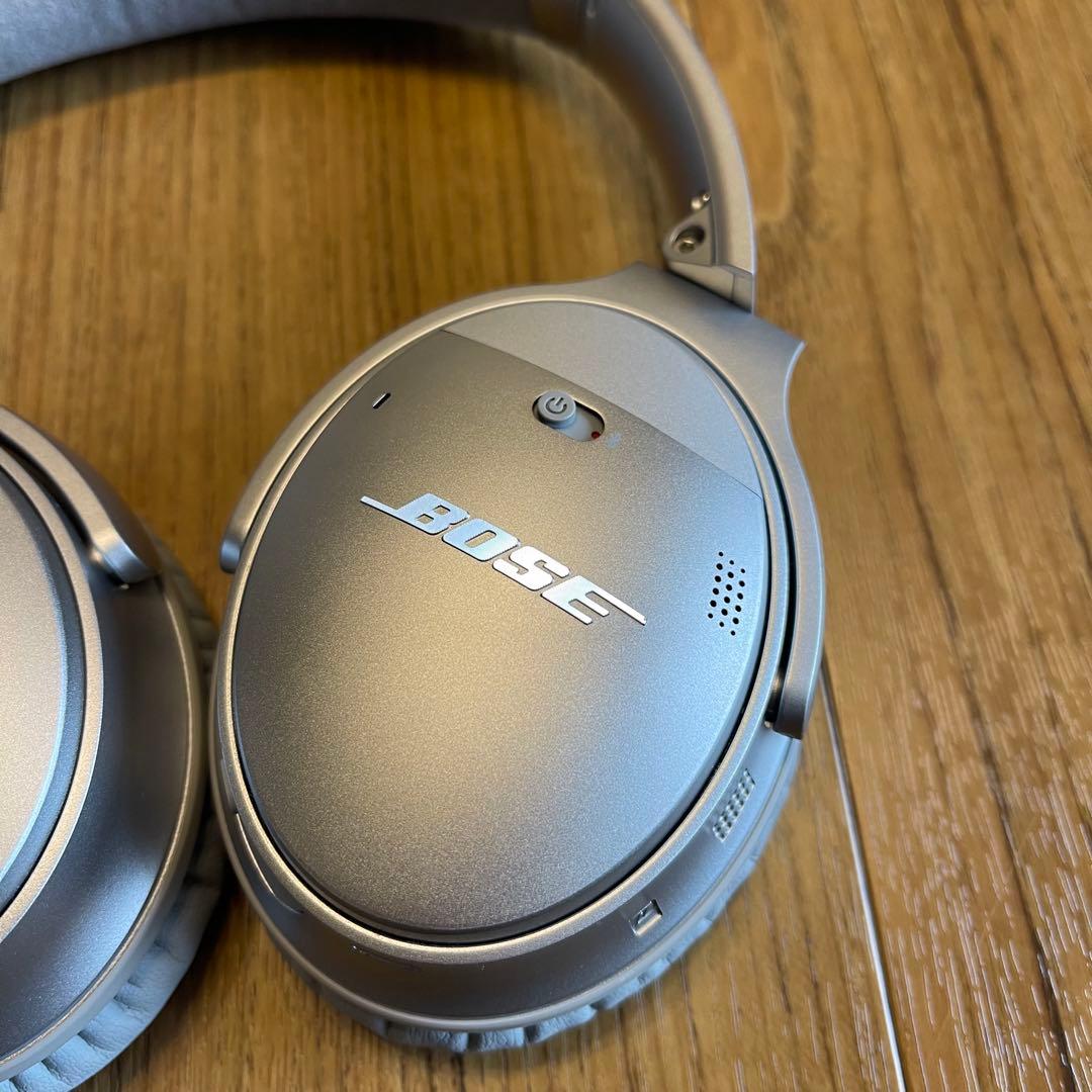 美品！BOSE QUIETCOMFORT35 シルバー ボーズ ヘッドホン