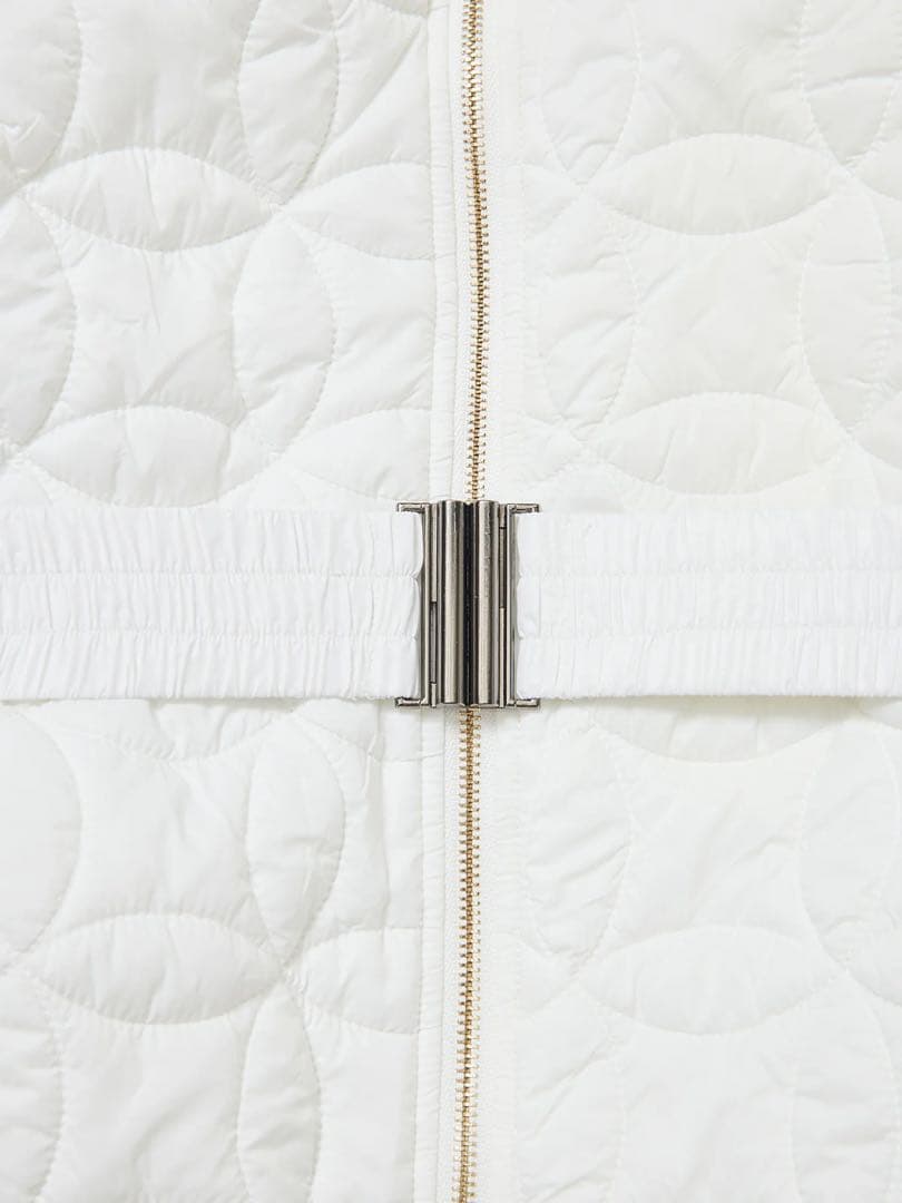 新品⭐︎Doux Avenir ファー付 中綿キルティング ダウン ワンピース