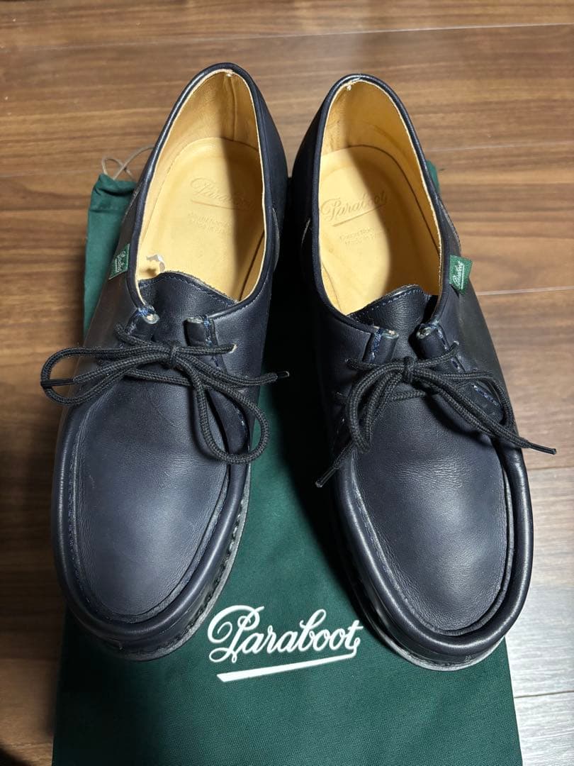 【試着のみ】Paraboot ミカエル　MICHAEL 25.5 ネイビー