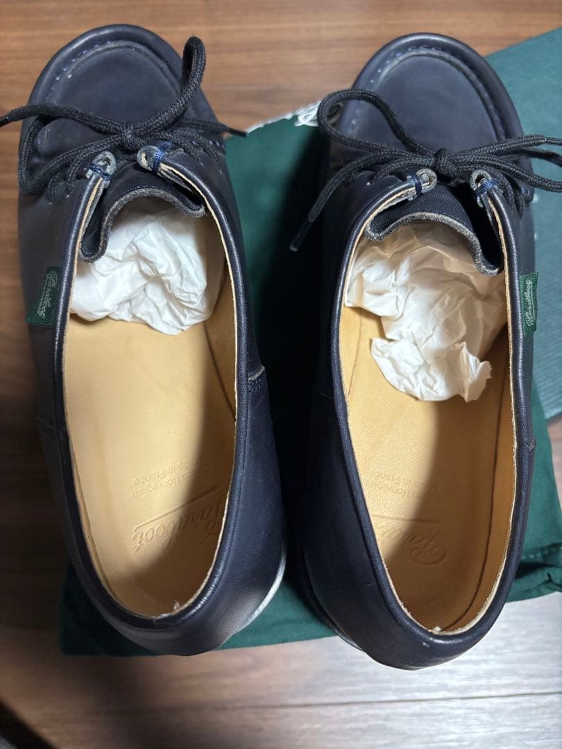 【試着のみ】Paraboot ミカエル　MICHAEL 25.5 ネイビー