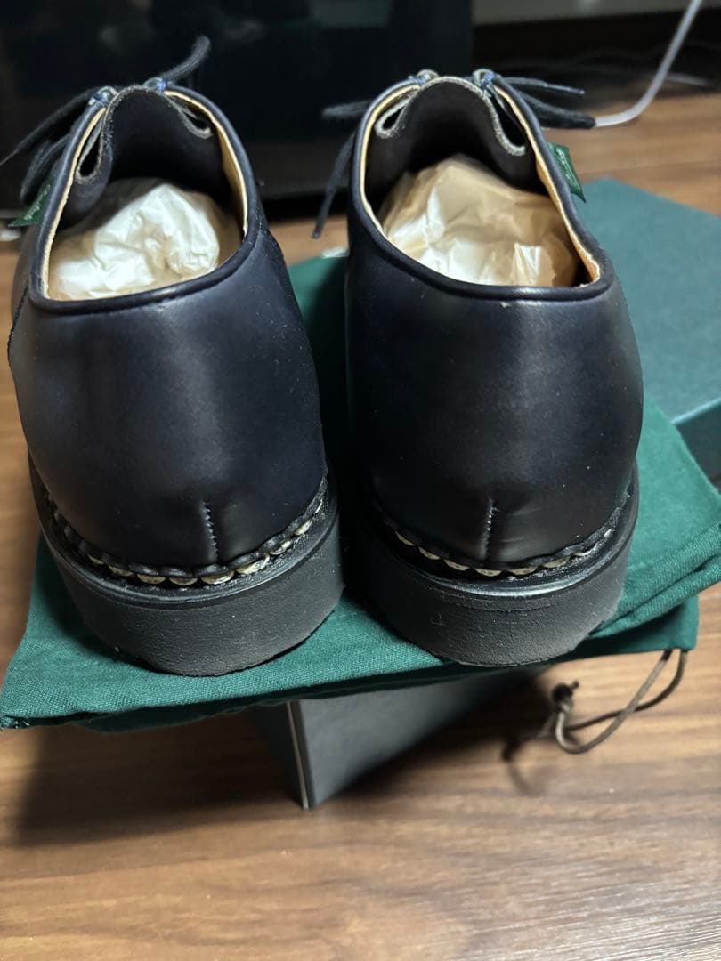 【試着のみ】Paraboot ミカエル　MICHAEL 25.5 ネイビー