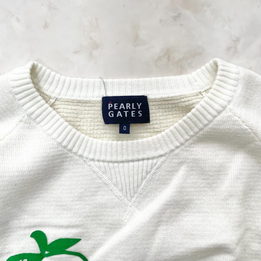 PEARLY GATES ニット 長袖　カシミヤ混　セーター　ゴルフ　0 S