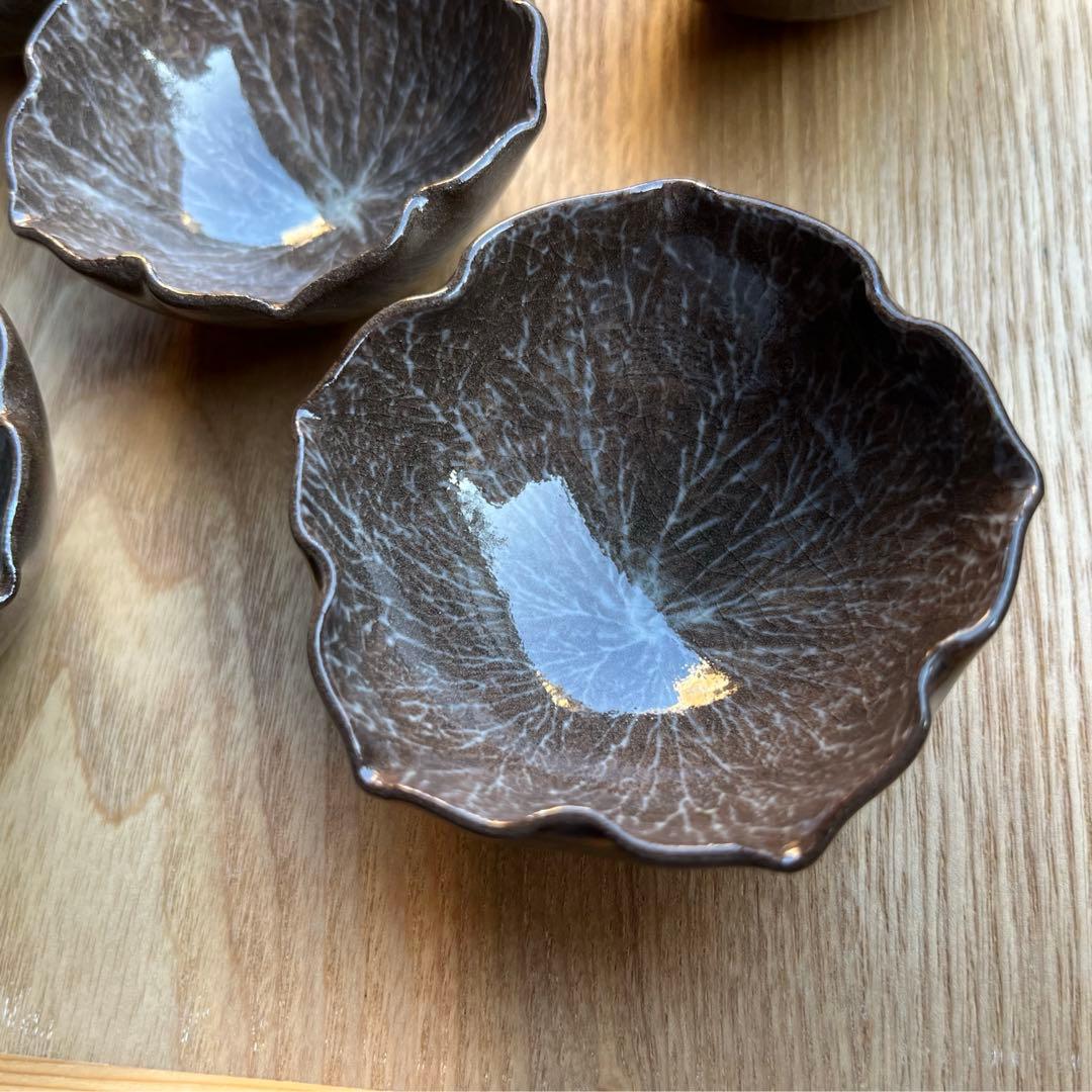 豊瑞軒 現川焼・臥牛窯　珍味入　小鉢　５点