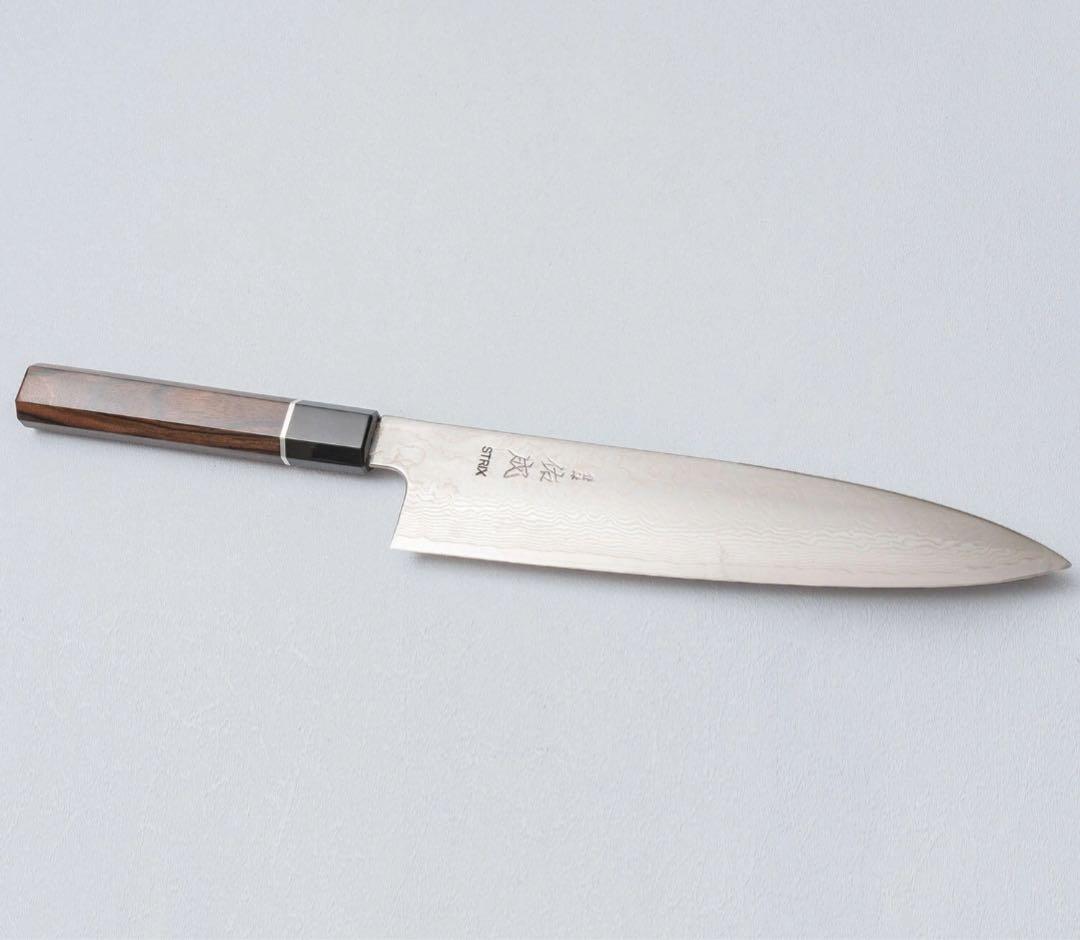 祐成　strix ダマスカス　牛刀240mm