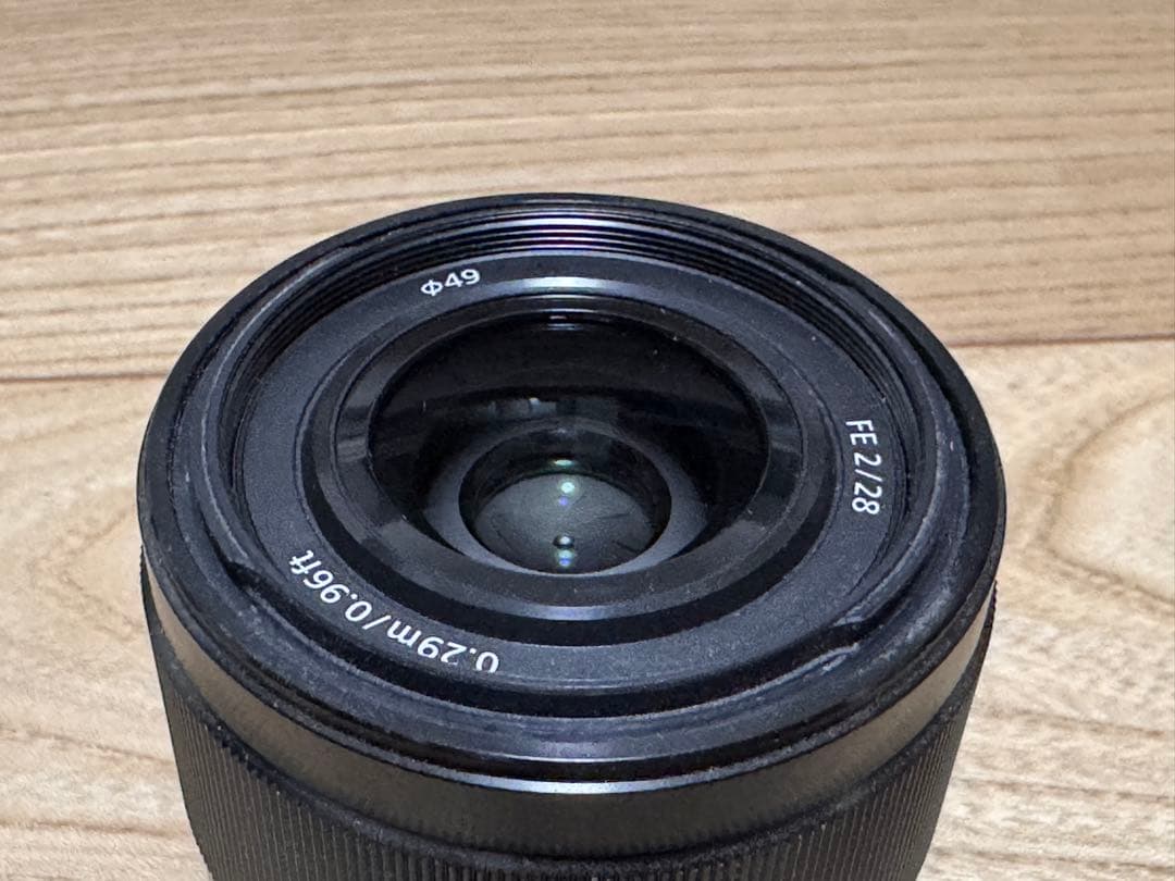 SONY FE 28mm F2 レンズ