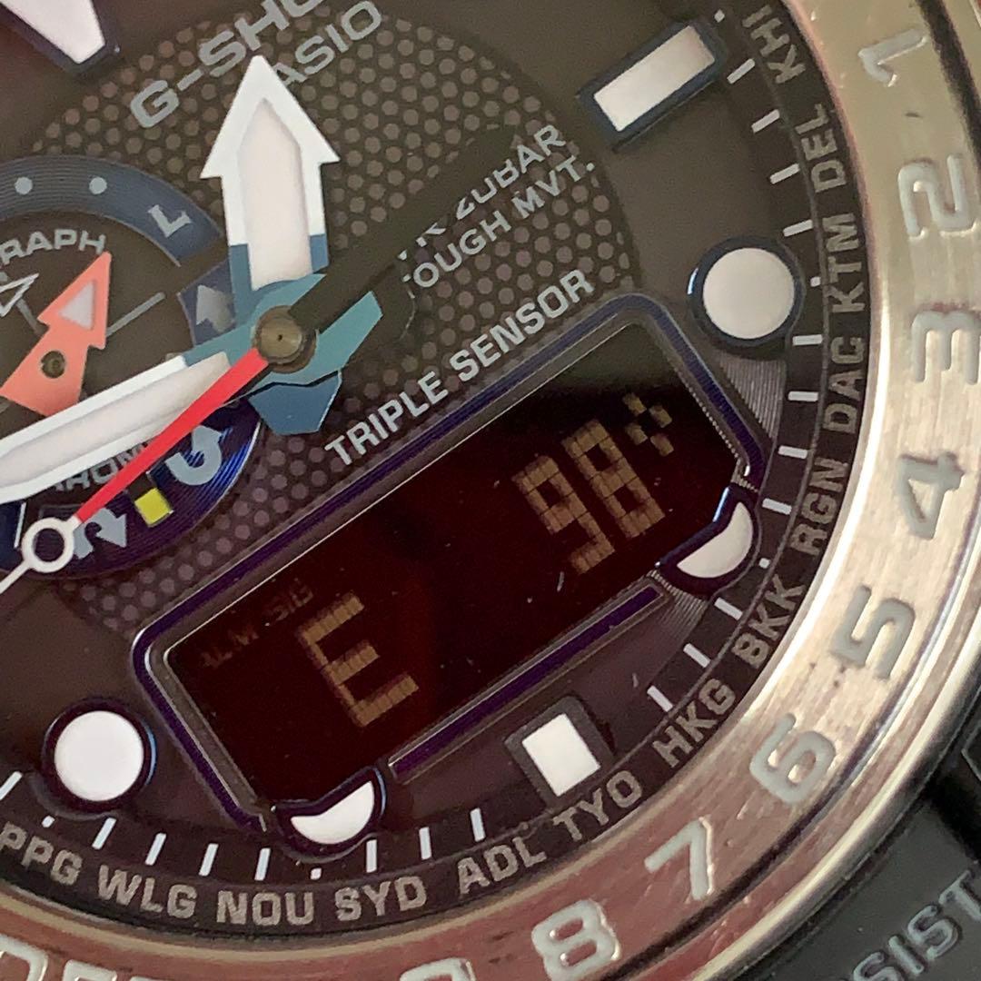 時計 CASIO G-SHOCK GWN-1000B Marine SilverSky