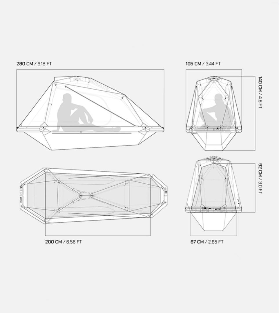 テント・タープ EXOD MONOLITH 01