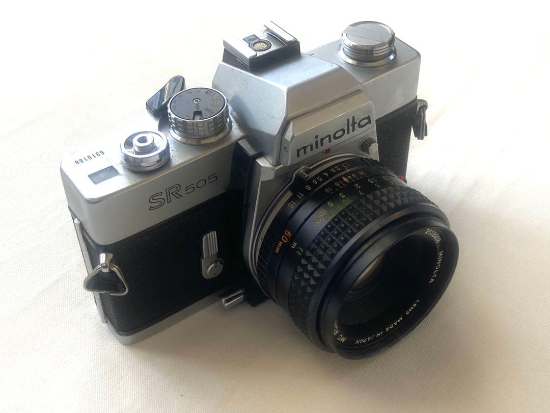動作確認済MINOLTA SR505 ミノルタ　フィルムカメラ一眼レフ