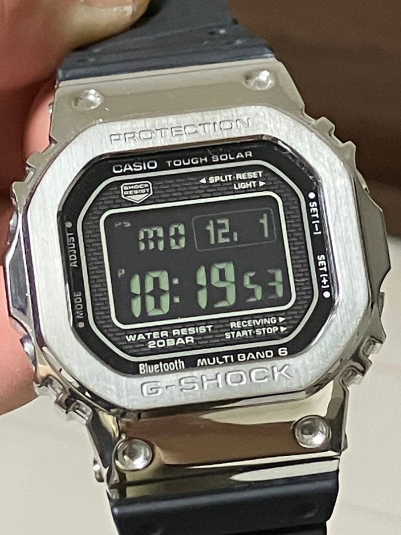 CASIOG-SHOCK シルバー GMW-B5000-1JF