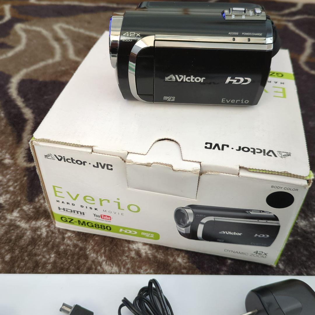 Victor・JVC ビデオカメラ GZ−MG880−B