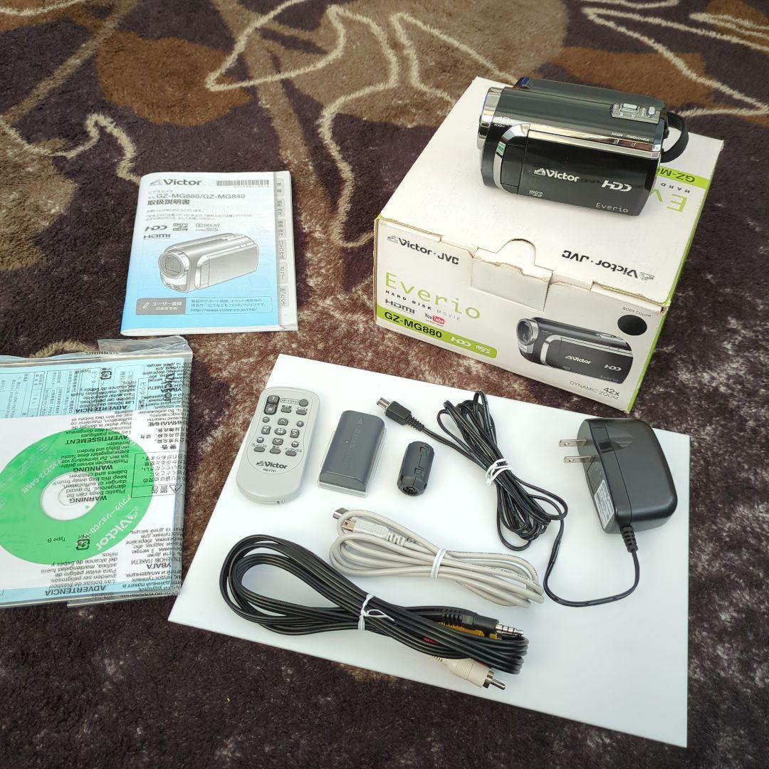 Victor・JVC ビデオカメラ GZ−MG880−B