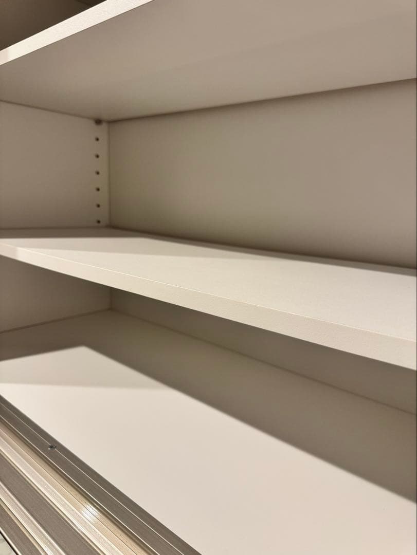 ニトリ　キッチンボード　食器棚　ラガーレ　幅140cm 白