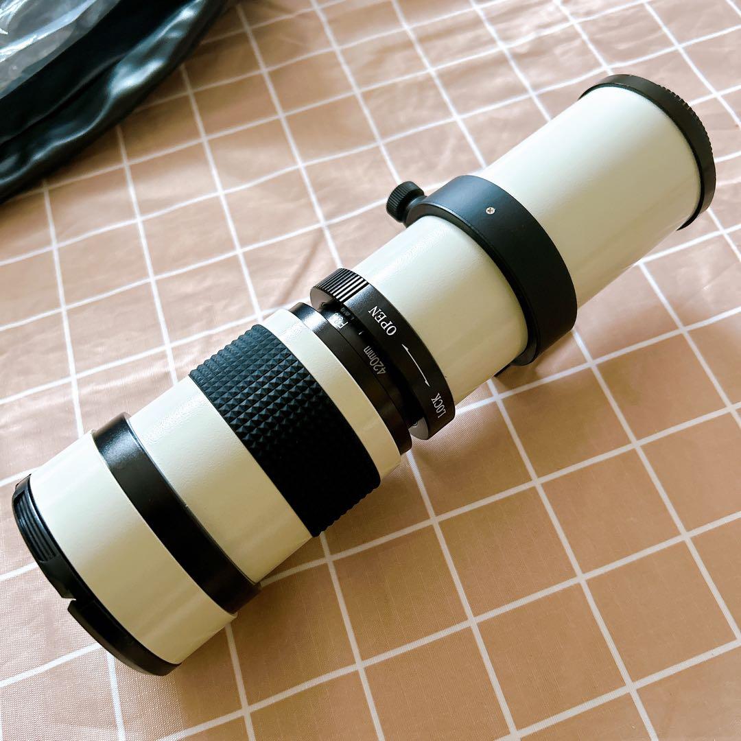 420-800mm T2-EOS マニュアルフォーカスズームレンズ 望遠レンズ