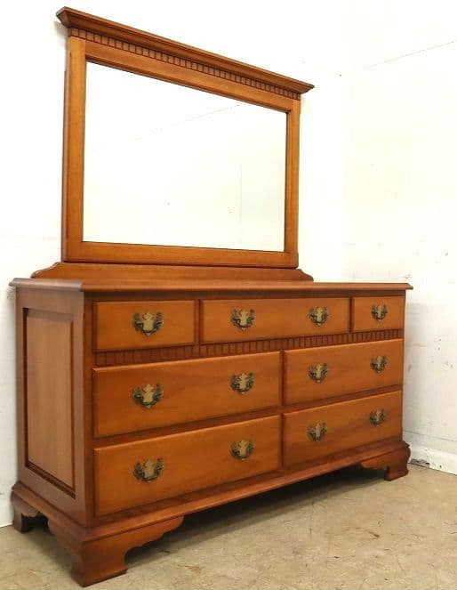 横浜ダニエル◆最高級ドレッサーチェスト・ミラー＆ワイドチェスト 62万