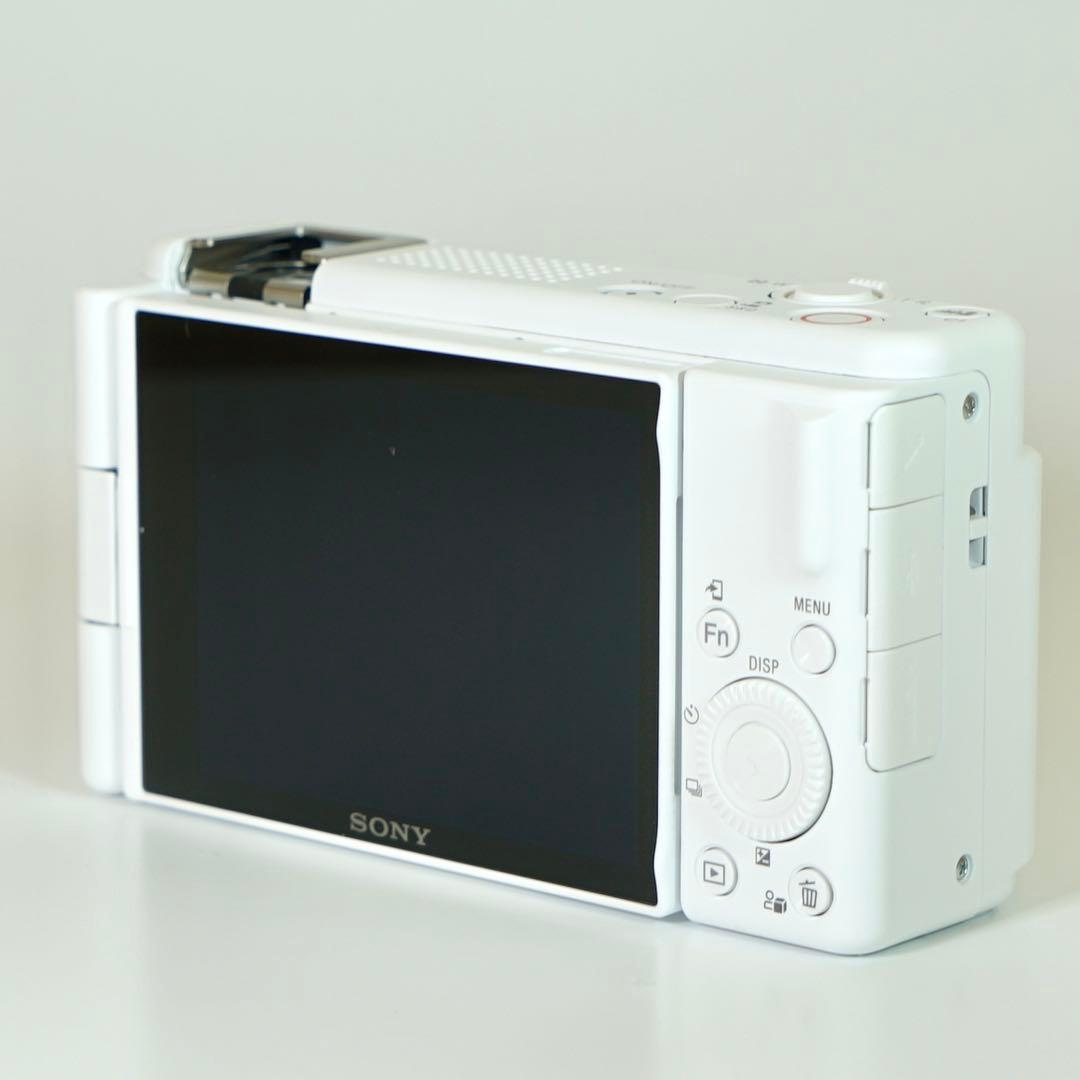 美品 SONY VLOGCAM ZV-1F ホワイト 動作確認済み