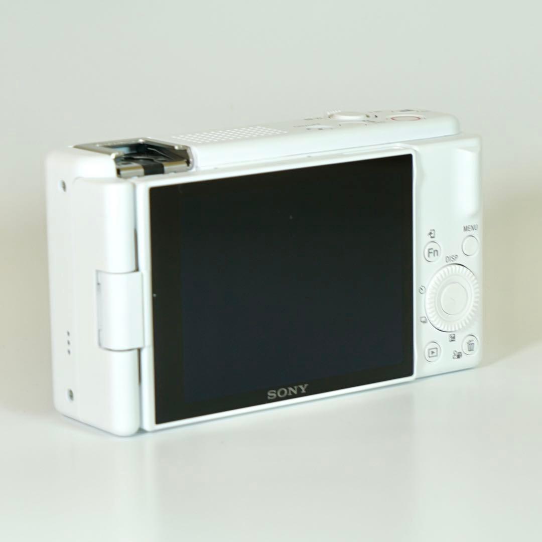 美品 SONY VLOGCAM ZV-1F ホワイト 動作確認済み