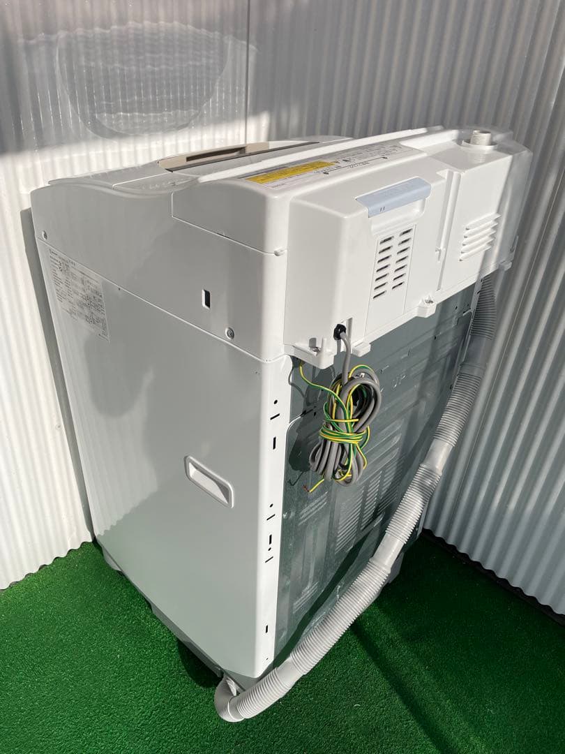 914 シャープ 5.5kg洗濯乾燥機 熱乾燥搭載 穴なし槽 黒カビ抑制 清潔