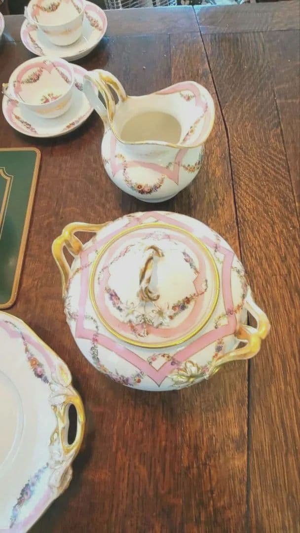 フランスパリ窯、ティーセット